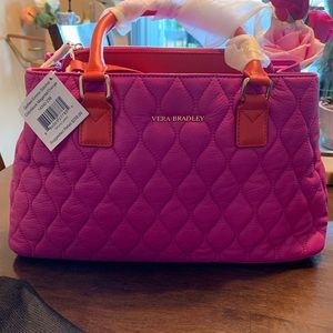 Vera Bradley Quilted Emma Satchel